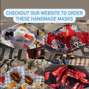Lightweight designer masks! www.pattybdesigns.com